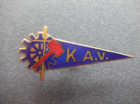 K.A.V. Katholieke Arbeiders Bond emaille